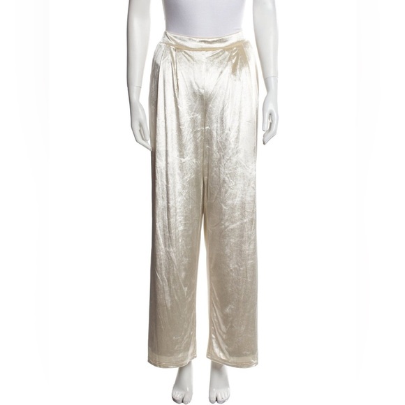 CHRISTIAN LACROIX Velvet Wide Leg Pants - Picture 1 of 6